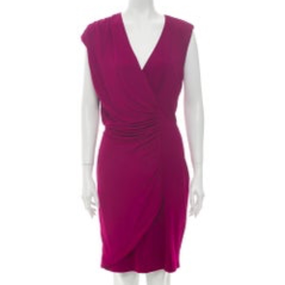 Roberto Cavalli M V-Neck Knee-Length Dress, NWT'S